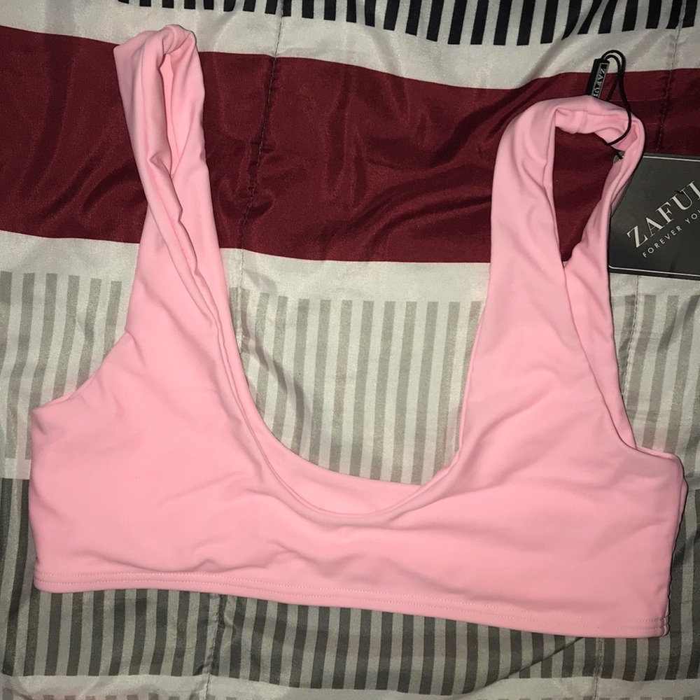 Zaful beautiful pink bikini top